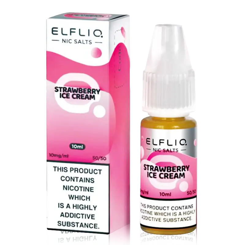 Strawberry Snow Elf Bar ELFLIQ - Nic Salts Elfliq