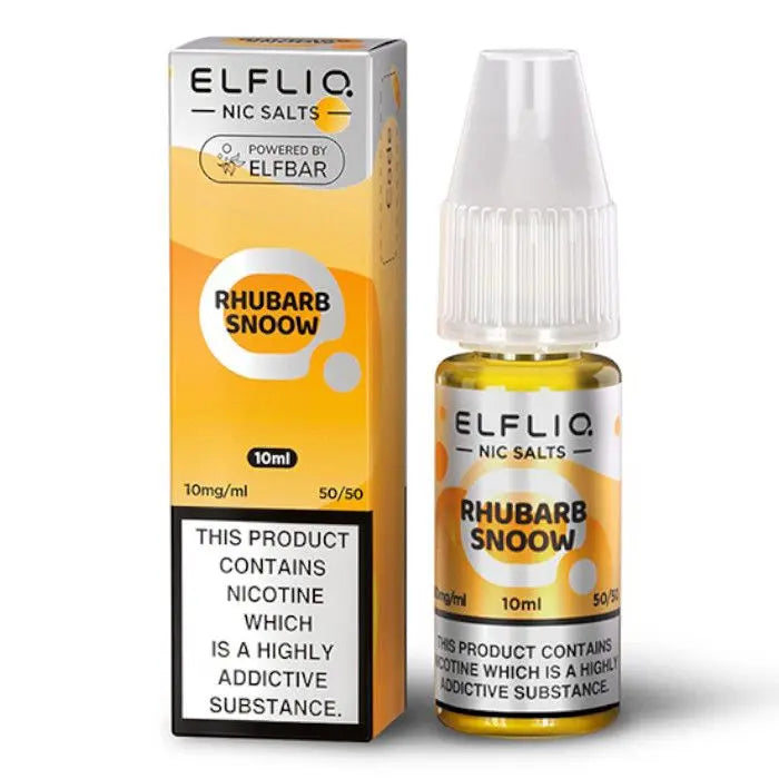 Rhubarb Snoow Elf Bar ELFLIQ - Nic Salts Elfliq