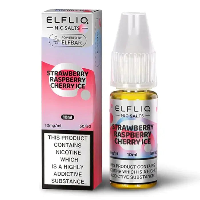 Strawberry Raspberry Cherry Ice Elf Bar ELFLIQ - Nic Salts Elfliq