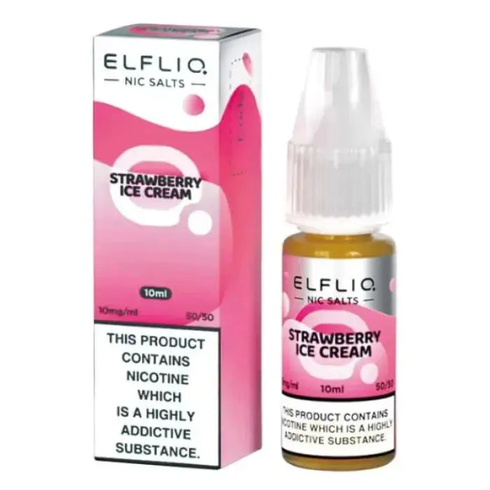 Strawberry Ice Cream Elf Bar ELFLIQ - Nic Salts Elfliq
