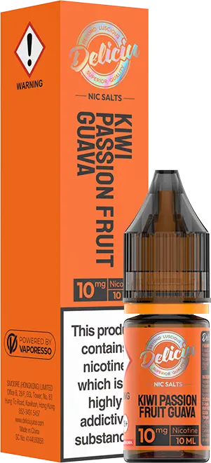 Kiwi Passion Fruit Guava Vaporesso's Deliciu Nic Salts Vaporesso