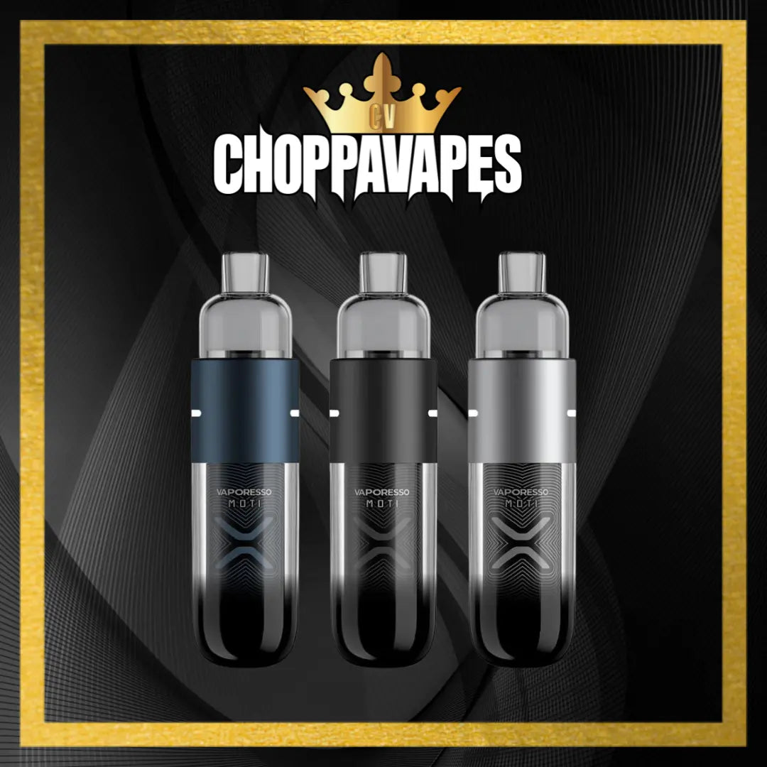Vaporesso X Moti Mini Pod Kit + 2 Free Nic Salts Vaporesso