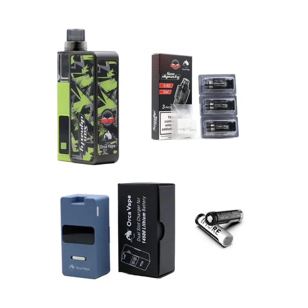 San Dynasty Starter Bundle Orca Vape X Gerobak