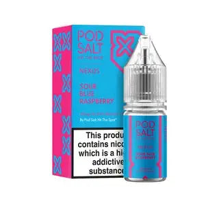 Sour Blue Raspberry Nexus Nic Salts- UK Pod Salt