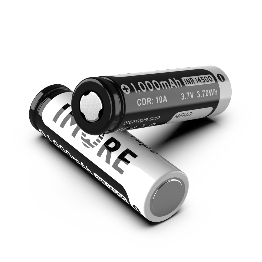 14500 1000mAh Battery Twin Pack By Orca Vape