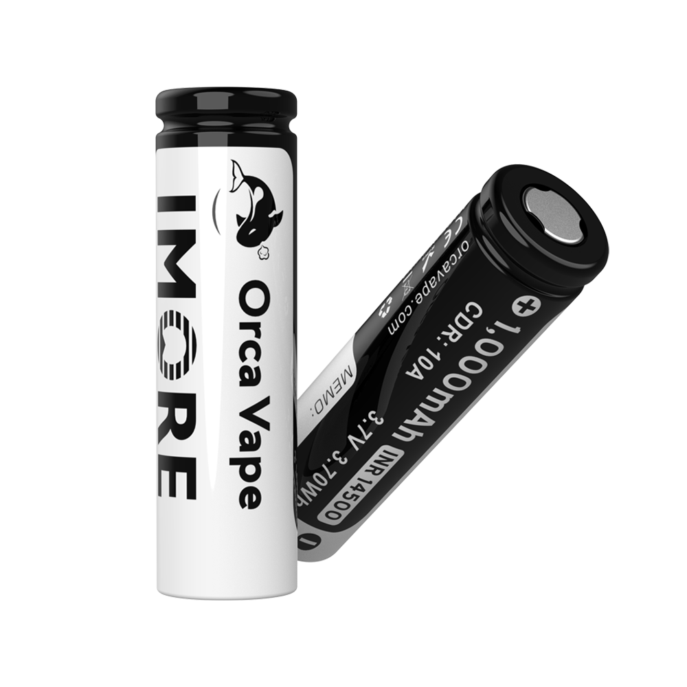 14500 1000mAh Battery Twin Pack By Orca Vape