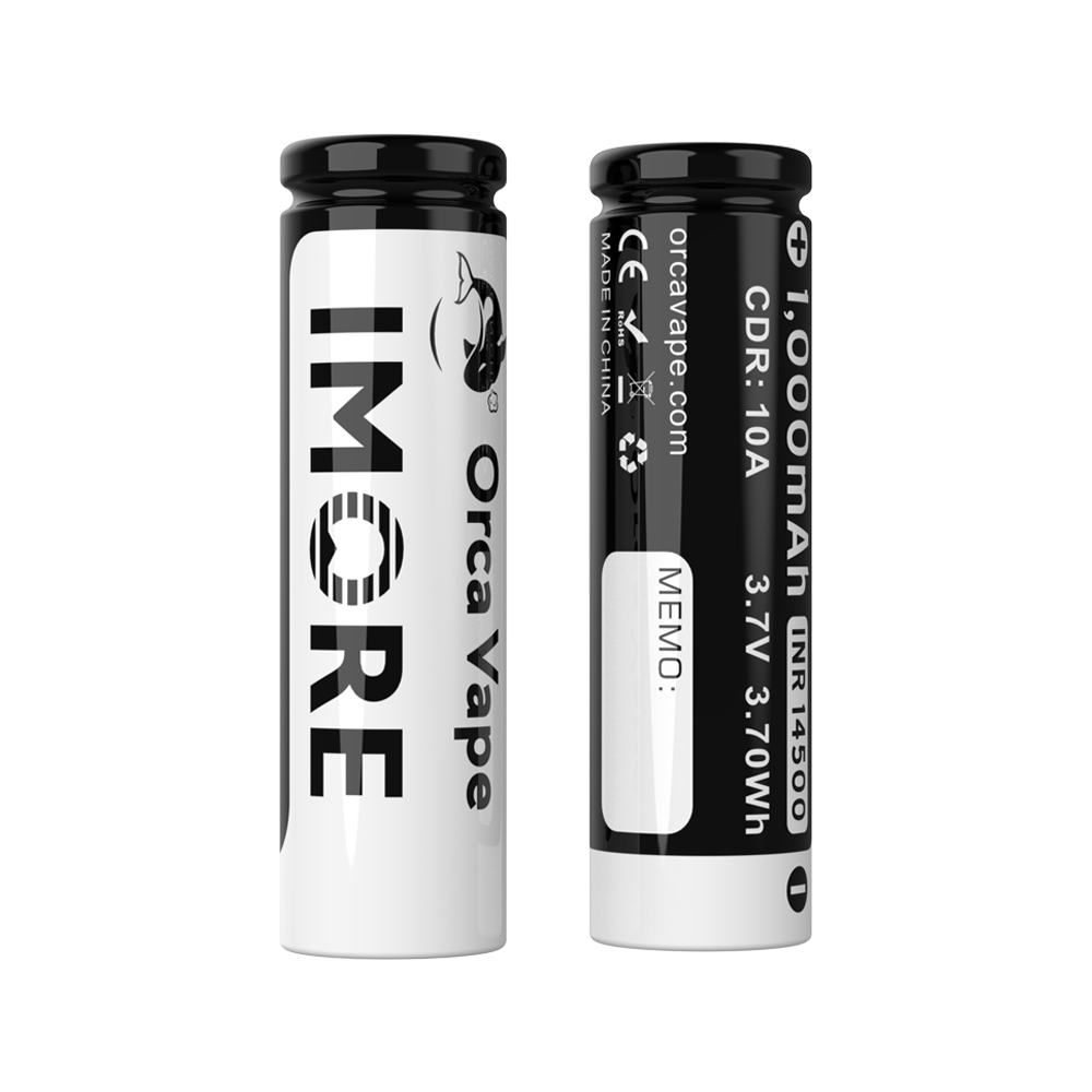 14500 1000mAh Battery Twin Pack By Orca Vape