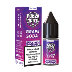 Grape Soda Pukka Juice Nic Salts  NEW FLAVOURS