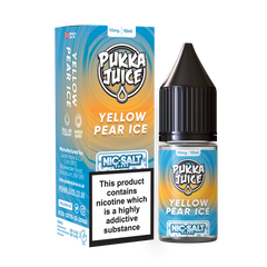Yellow Pear Ice Pukka Juice Nic Salts  NEW FLAVOURS