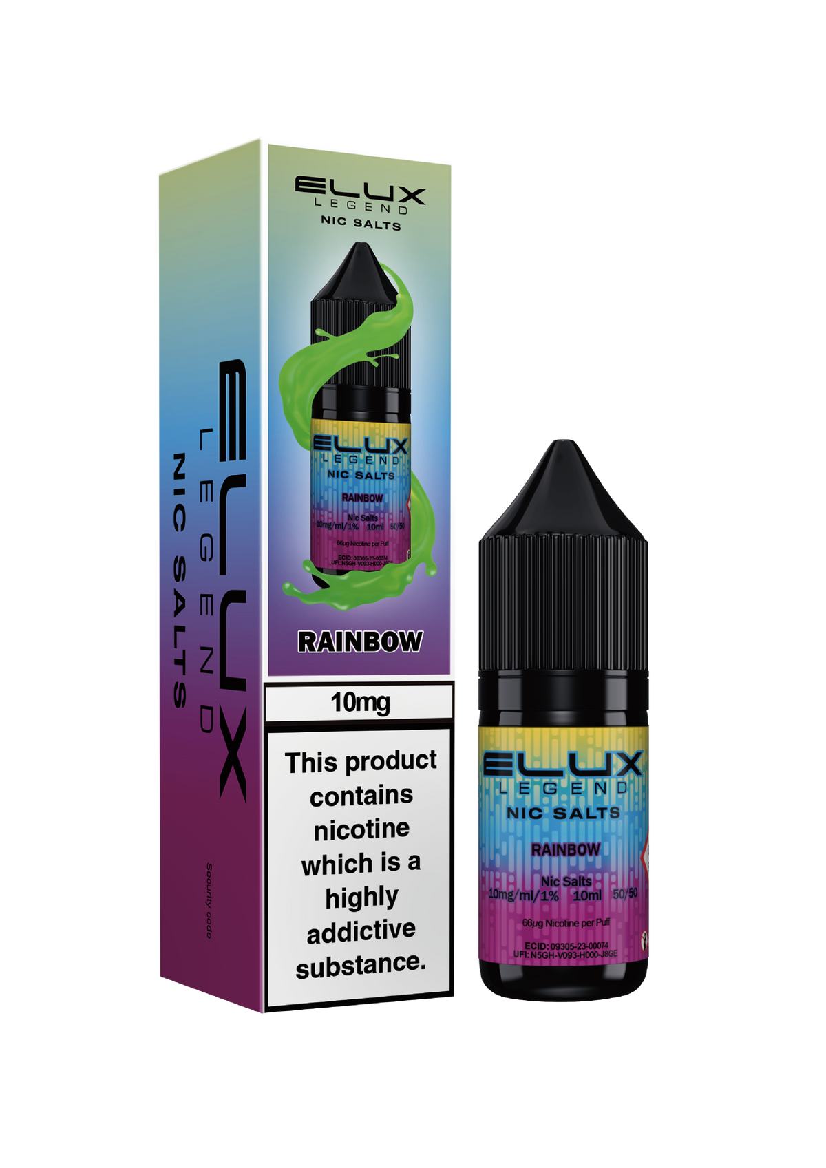 Rainbow ELUX Legend Nic Salts