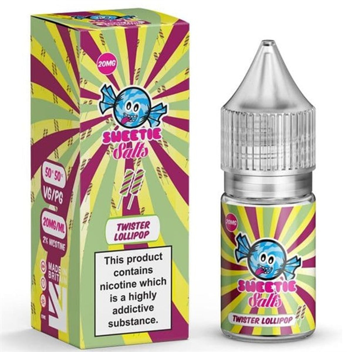 Twister Lollipop By Slushie Nic Salts