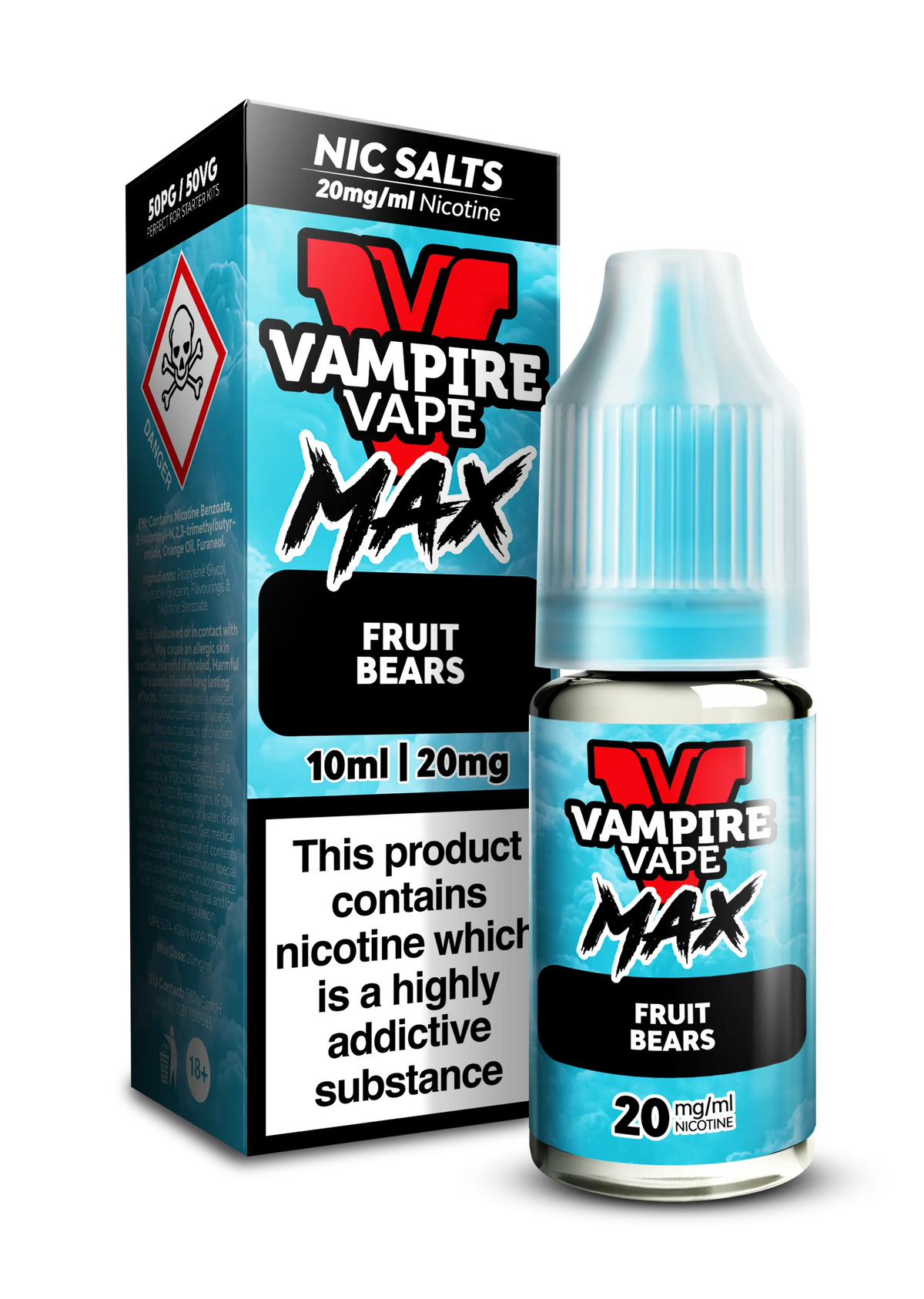 Fruit Bears By Vampire Vape Max Nic Salt Choppa Vapes