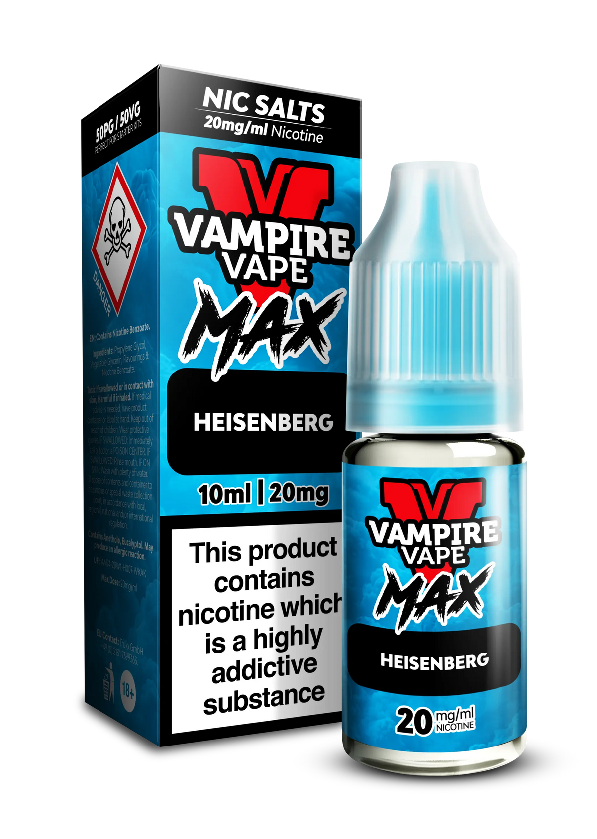 Heisenberg By Vampire Vape Max Nic Salt Vampire Vape