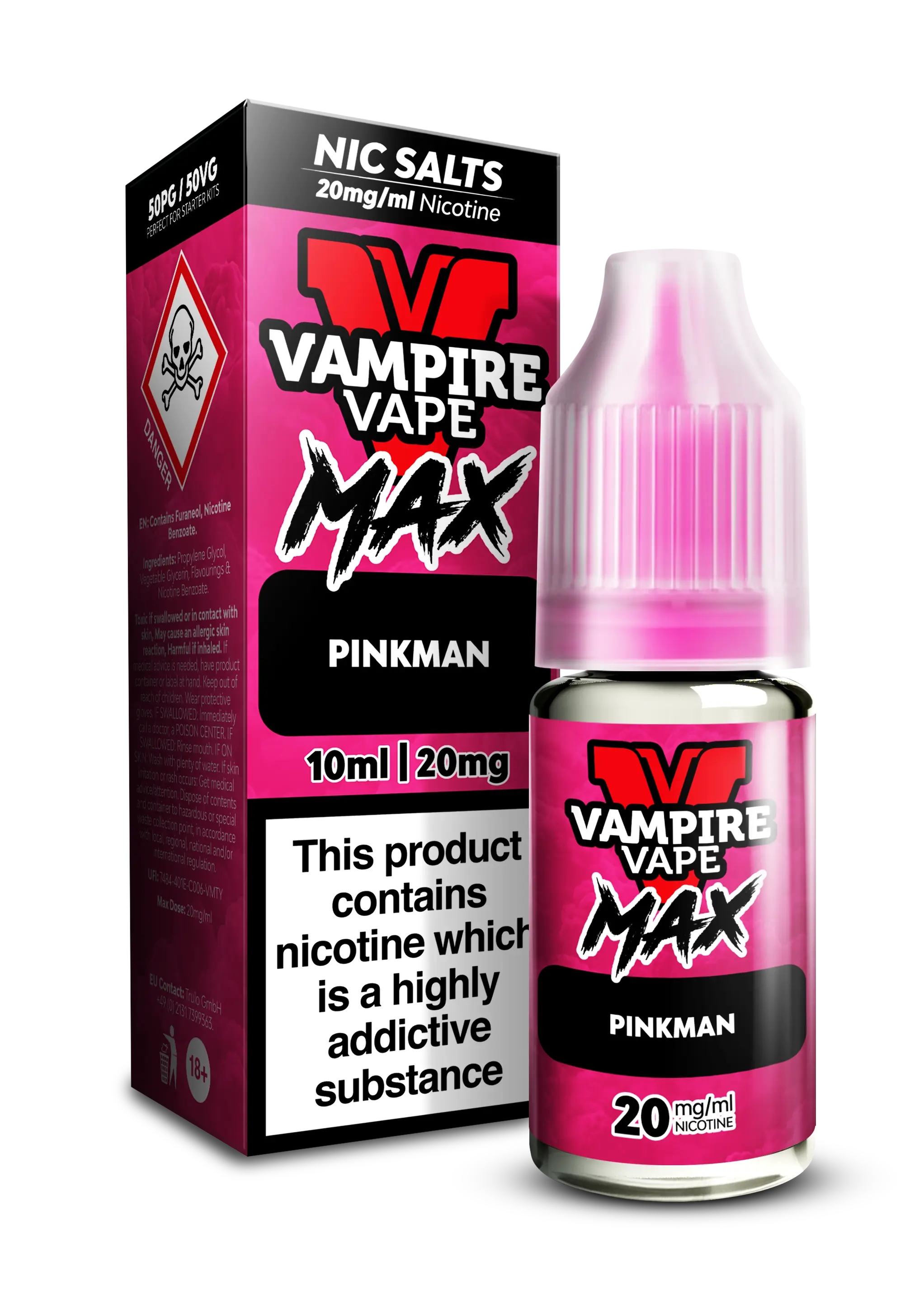 Pinkman By Vampire Vape Max Nic Salt Vampire Vape