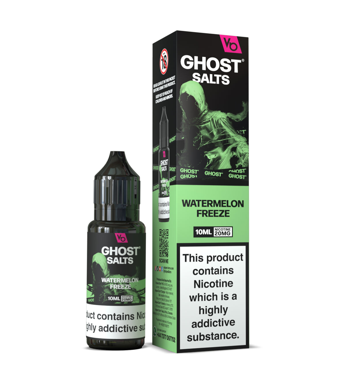 Watermelon Freeze Ghost Salts Nic Salts