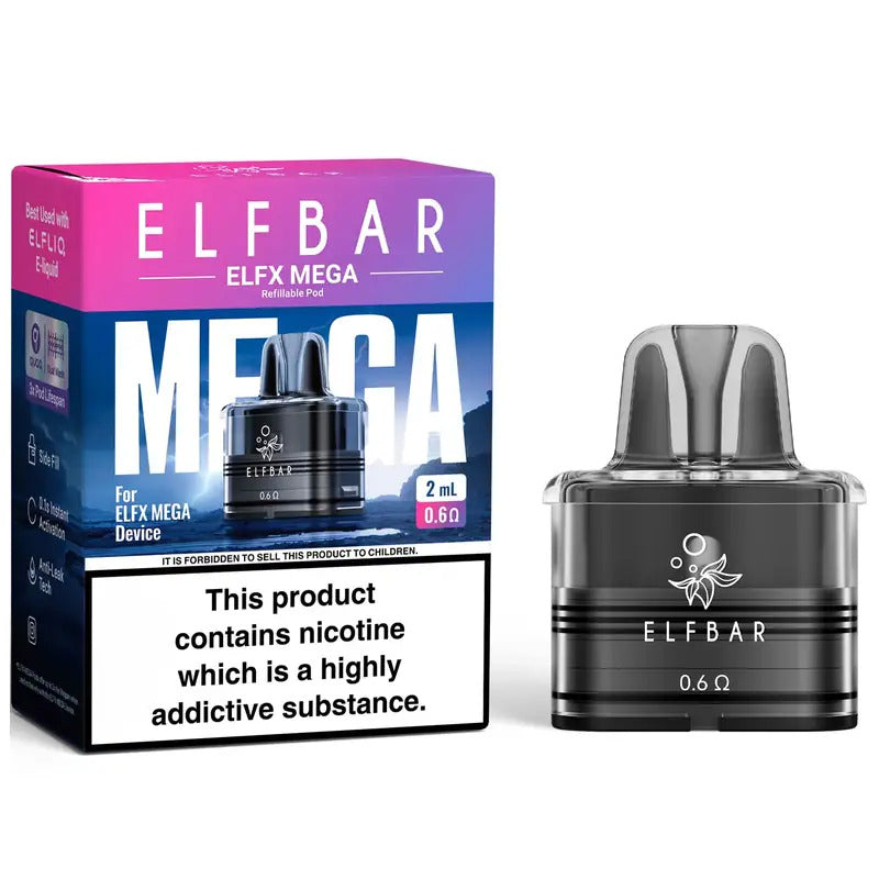 Elf Bar Elfx Mega Replacement Pod 10ml Choppa Vapes