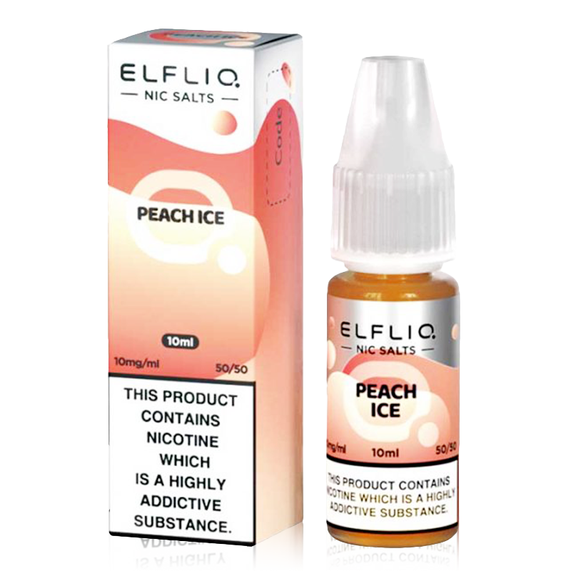 Peach Ice Elf Bar ELFLIQ - Nic Salts