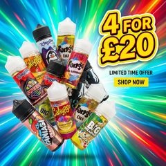 Mega Shortfill Clearance – 4 x 100 E-Liquid Bundle (Past Best Before)