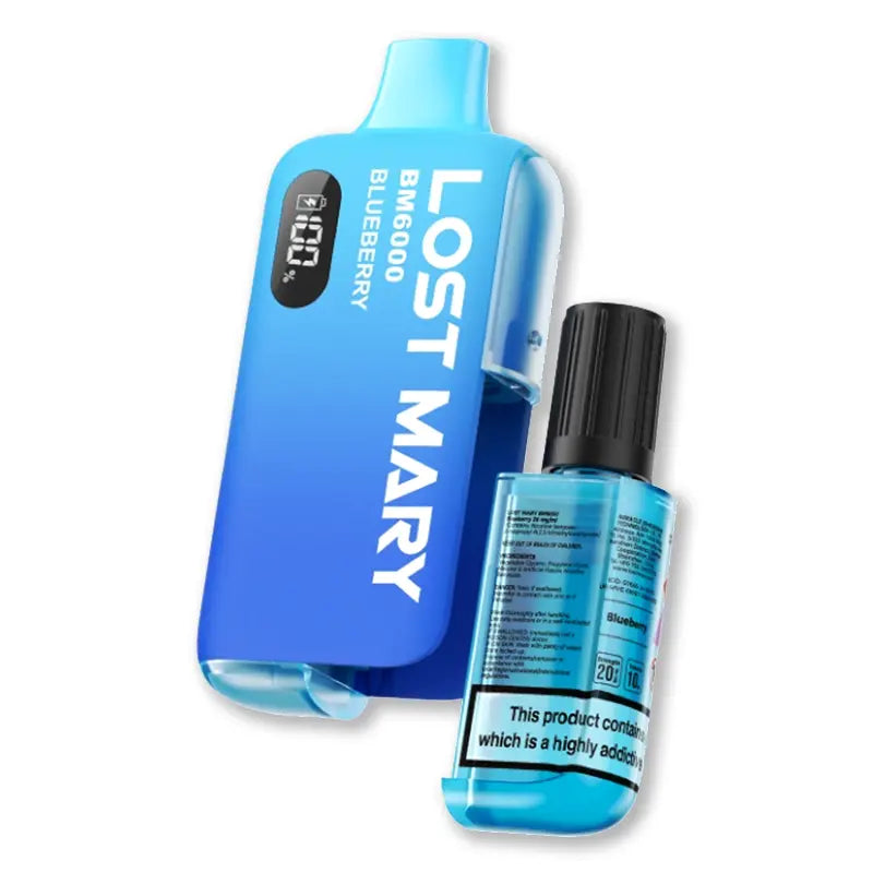 Lost Mary BM6000 Disposable Vape Blueberry Flavour Packaging