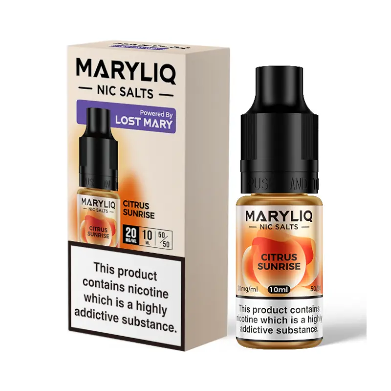 MaryLiq Nic Salts Flavour Citrus Sunrise