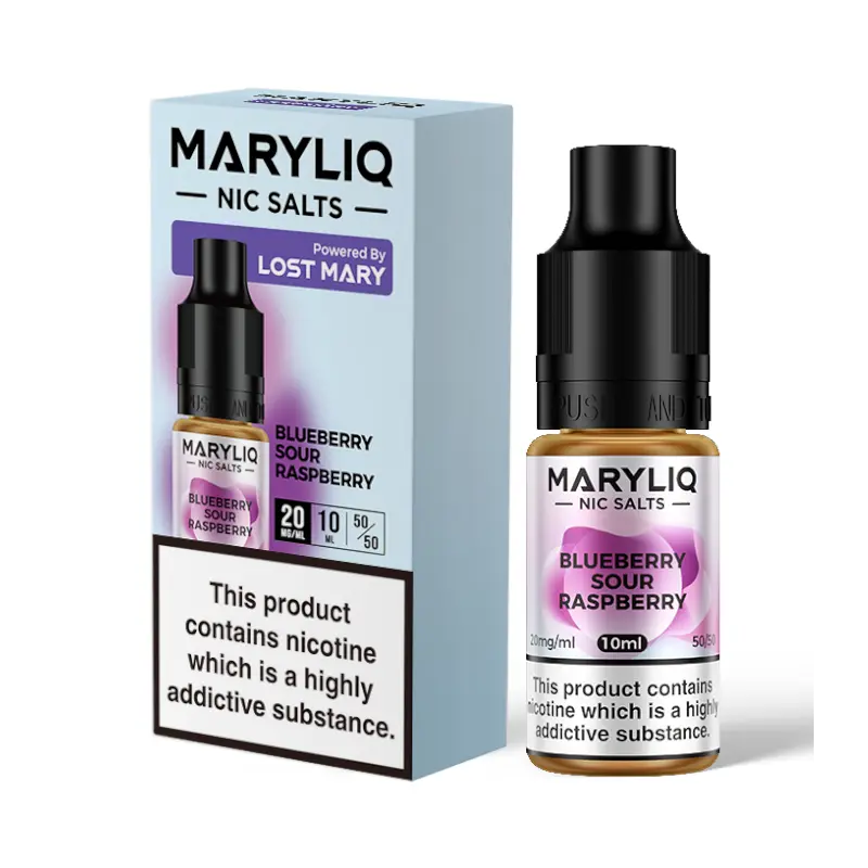 MaryLiq Nic Salts Flavour Blueberry Sour Raspberry