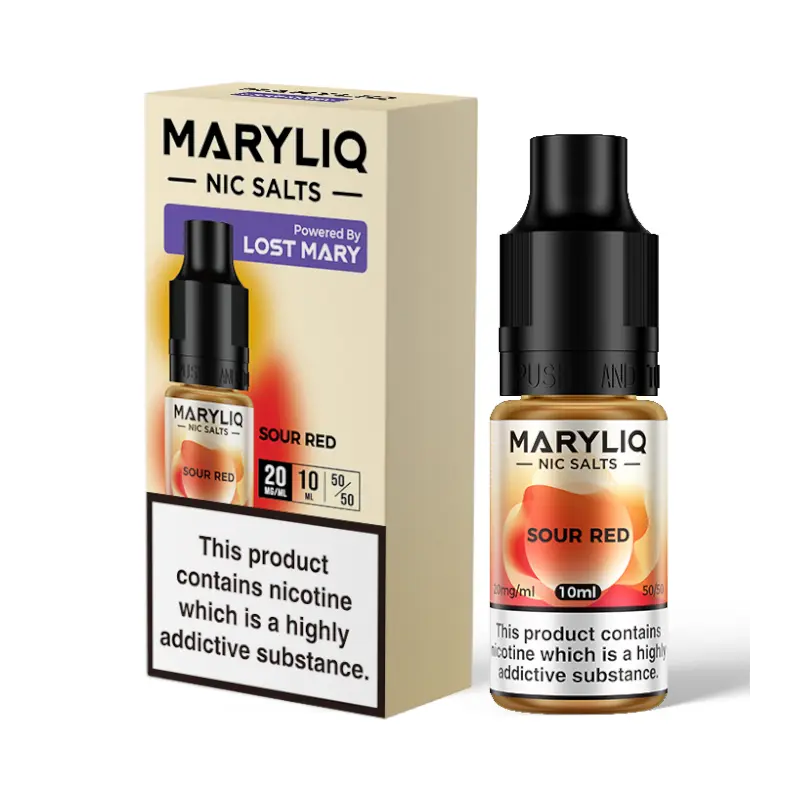 MaryLiq Nic Salts Flavour Sour Red