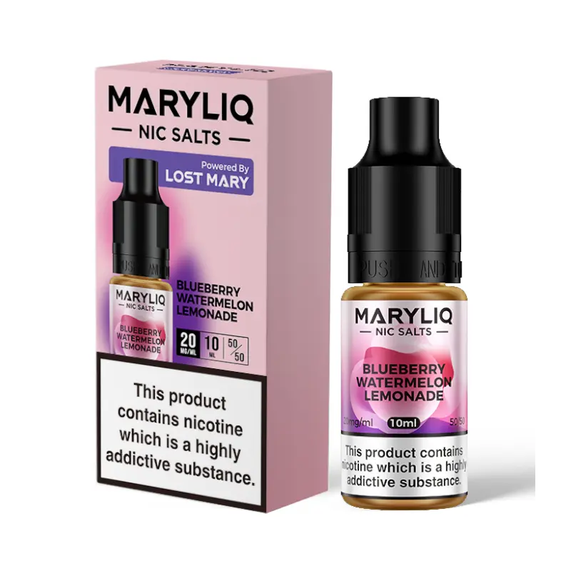 MaryLiq Nic Salts Flavour Blueberry Watermelon Lemonade