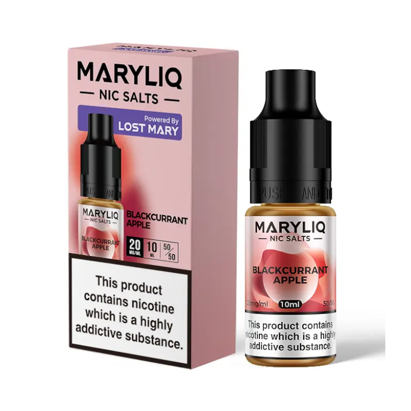 MaryLiq Nic Salts Flavour Blackcurrant Apple
