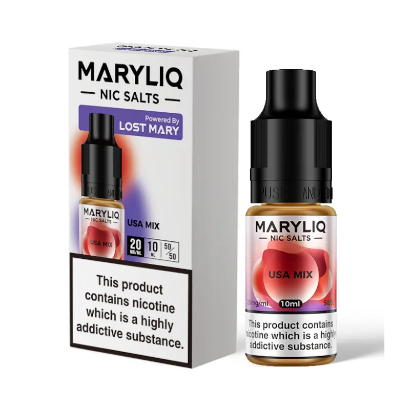 MaryLiq Nic Salts Flavour USA Mix