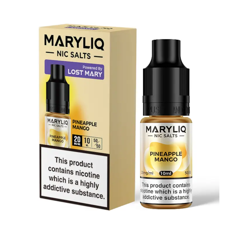 MaryLiq Nic Salts Flavour Pineapple Mango