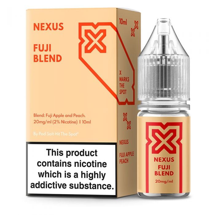 nexus fuji blend 20mg salts box bottle right half web