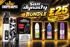 OG San Dynasty Vape Bundle – Pod Kit, Replacement Pods & 3 Nic Salts – £25 Fast Bundle